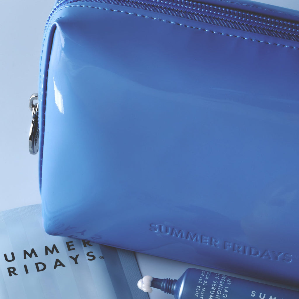 Glossy Pouch in Jet Lag Blue - product image 3