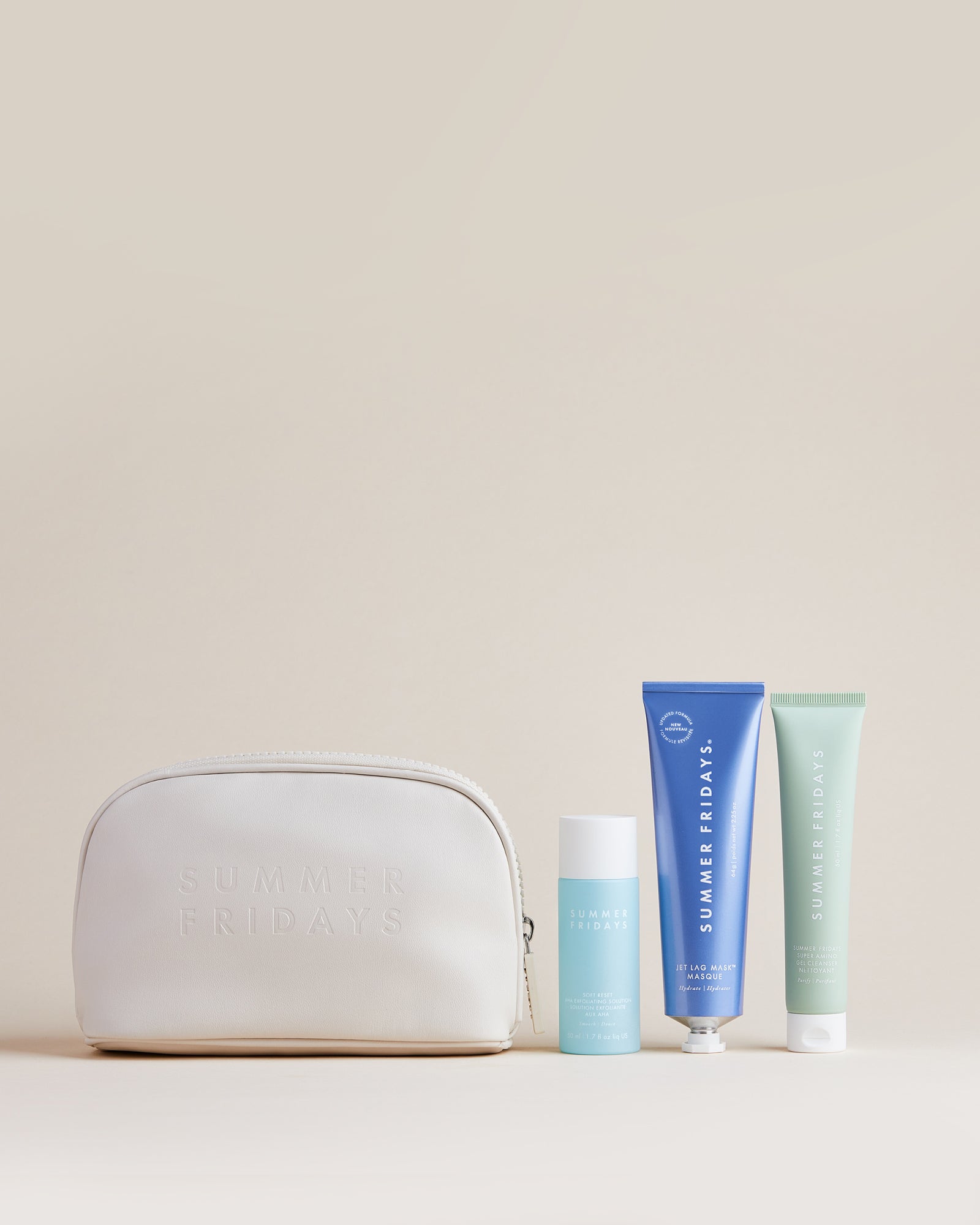 Skincare Regimen Set with Full Size Jet Lag Mask - product image 1